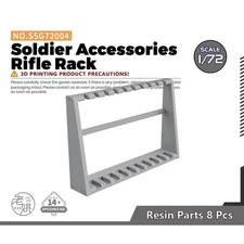 1/72 Scene Model Soldier Accessories Rifle Rack
