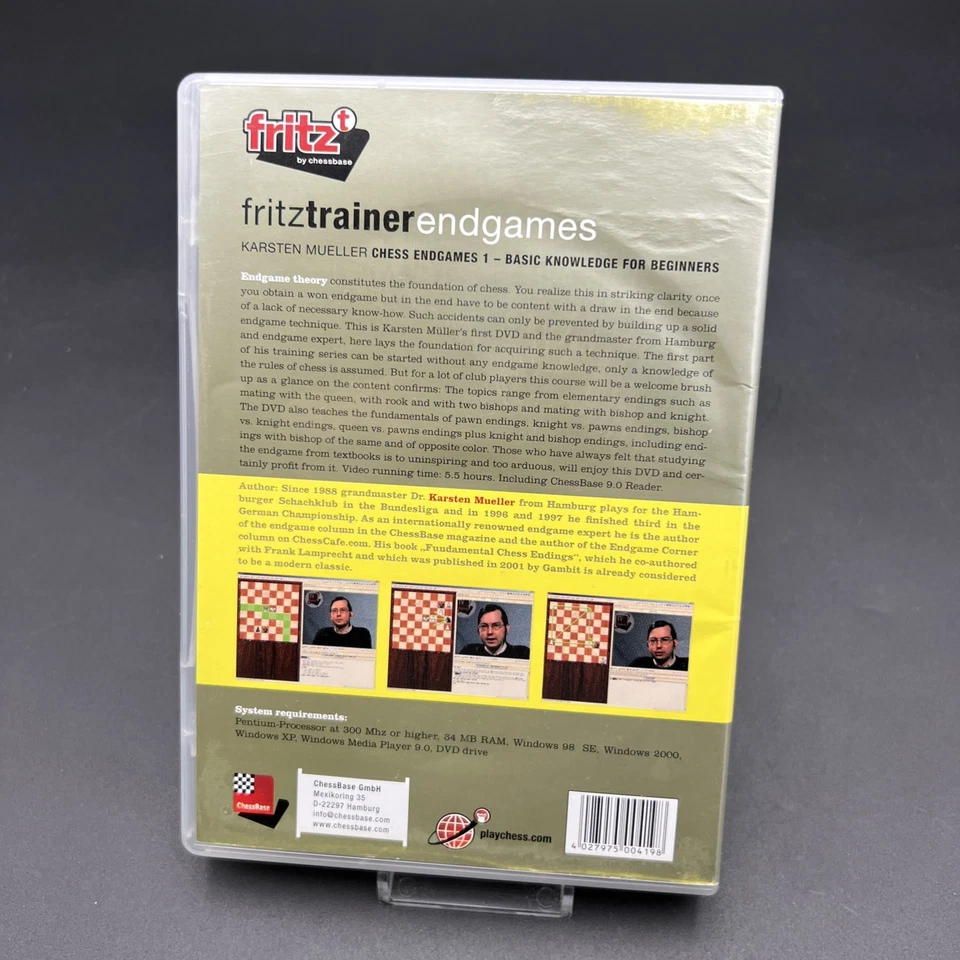 CHESS ENDGAMES Basic Knowledge for Beginners Karsten Muller VOLUME 1 Chessbase - Image 2 of 4