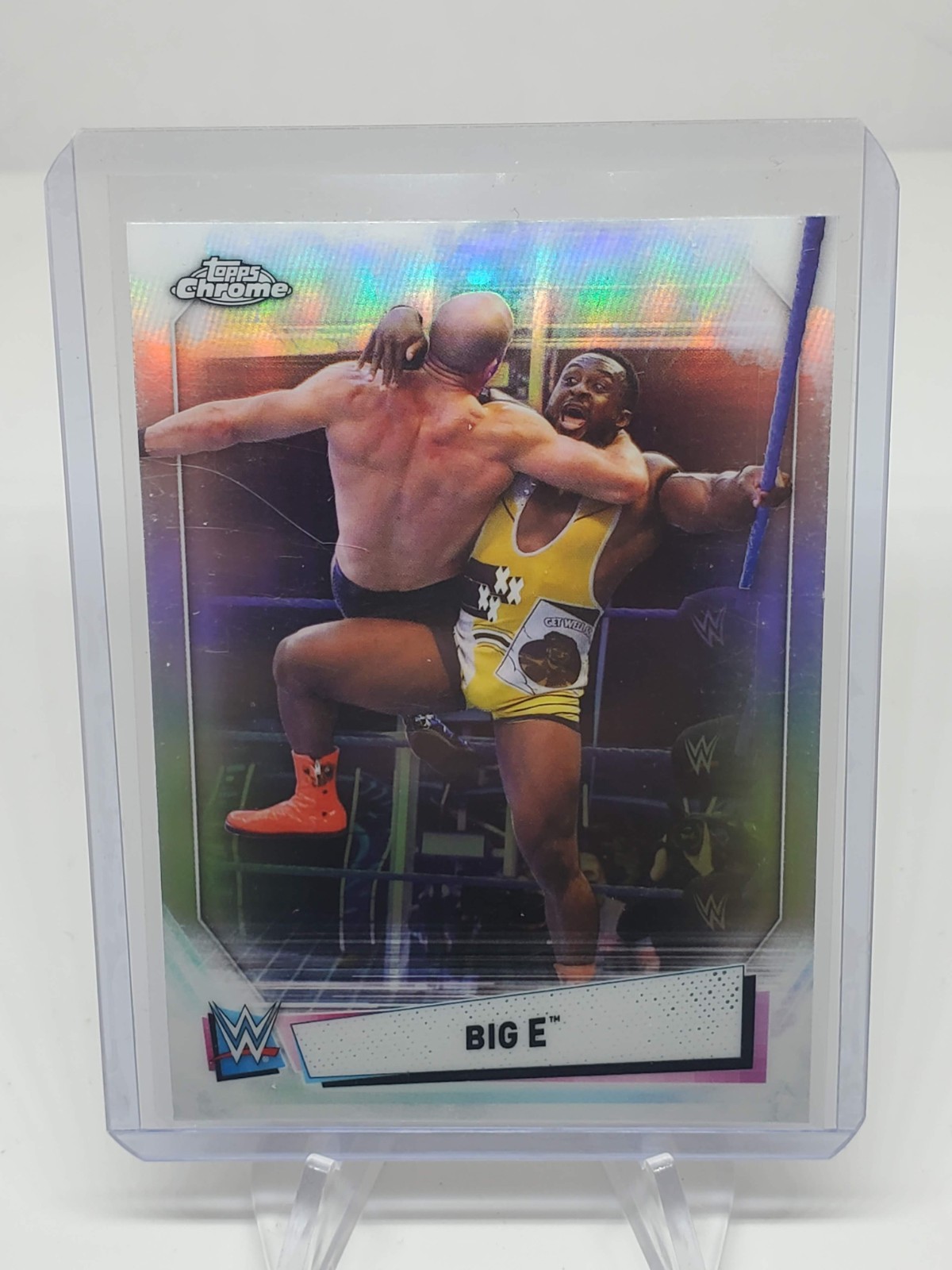 2021 Topps Chrome WWE #51 Big E Refractors