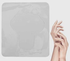 (4Pcs)  Reusable Silicone Anti Wrinkle HANDS Skin Care Patches 4.25'W x 4"L