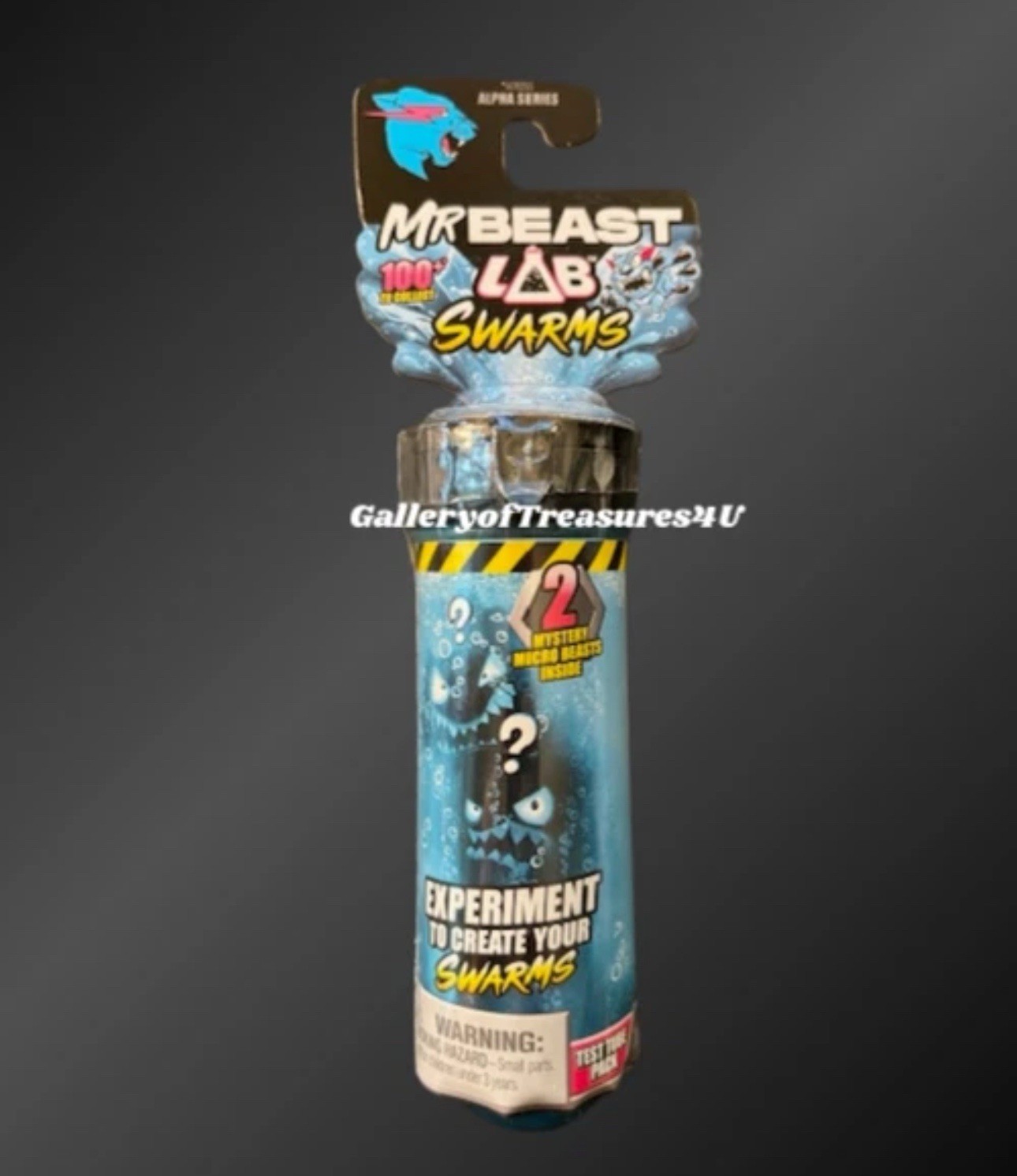 Mr Beast Lab Tube Holiday Atomic Hyper Fusion Swarms Series Lot of 4 Test Tubes