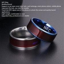 Smart NFC Ring Lightweight Intelligent Multifunctional Wearable Smart Ring Blue