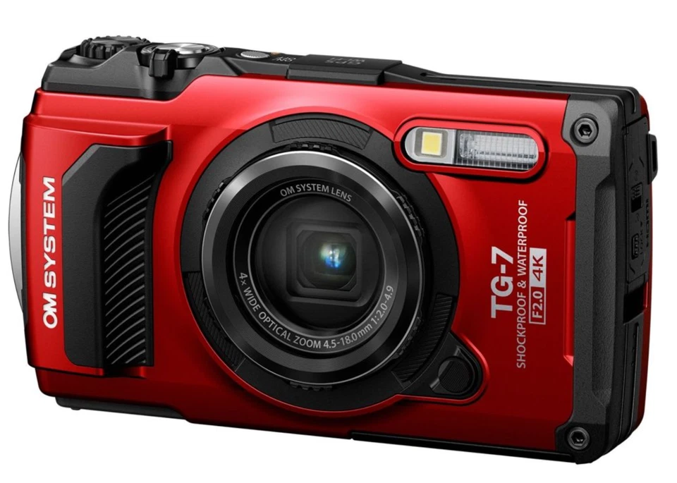 OM System Tough TG-7 Digital Camera - red **FREE SHIPPING** - Image 2 of 4