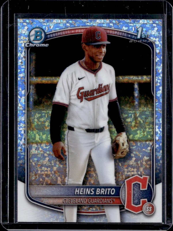 2025 Bowman Chrome Heins Brito Mini Diamond Refractor 1st #BCP-203 Guardians