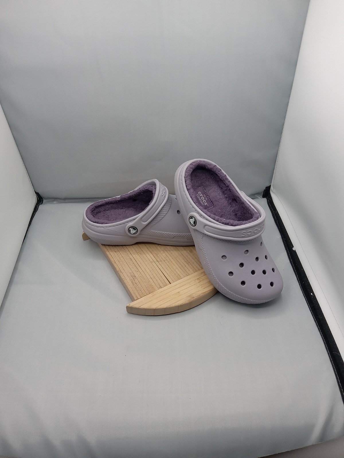 Crocs Classic Lined Clogs Lavender/Light Purple Size Mens 4 Womens 6 image 8