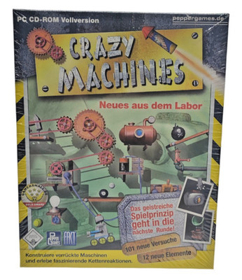   Crazy Machines - Win 98 - (PC Spiel) (DE) BIG BOX NEU SEALED NEW 