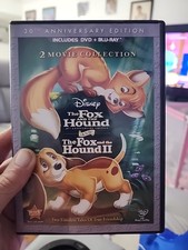 The Fox and the Hound/The Fox and the Hound II Blu-ray/DVD, 2011, 3-Disc...