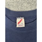 VTG Jerzees WWII crewneck sweatshirt large with black heart graphic and white label reading “Made in U.S.A.”