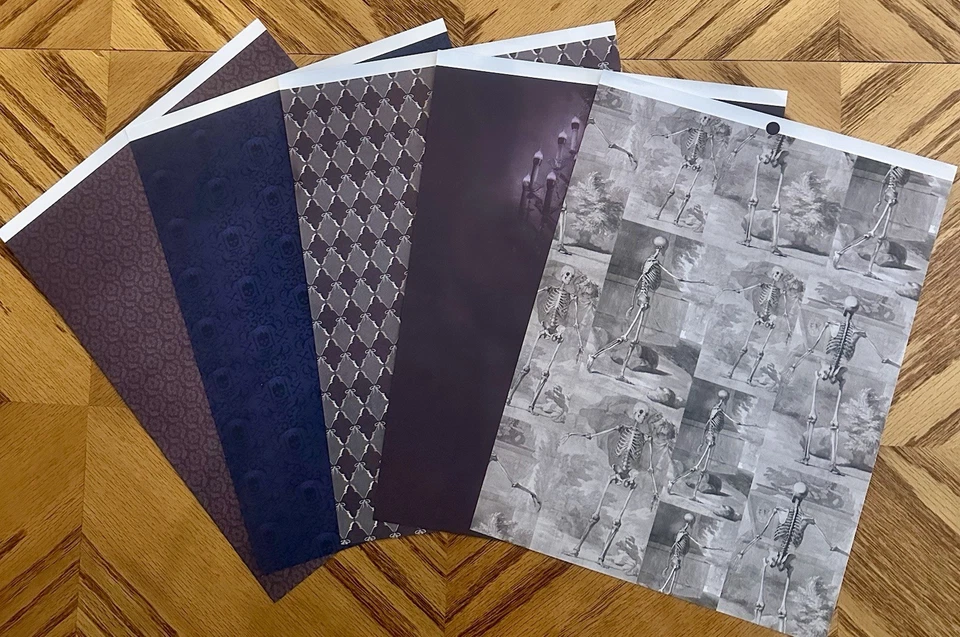 “DEAD REGENCY” SCRAPBOOKING / CRAFTS ~8.5 X 11~ 30 SHEETS~ BY RECOLLECTIONS - Image 4 of 4