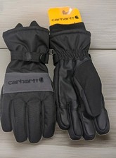 Carhartt Gloves Mens Size Small Black Insulated Waterproof