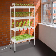 Hydroponic Grow Kit Hydroponics System 108 Plant Sites 4 Layers 12 Pipes