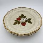 Mikasa Strawberry Festival Salad Plate EB 801 Pattern 8" Vintage Set Of 2 *Read