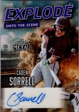 2026 LEAF METAL BASEBALL CADEN SORRELL Rookie Auto /7 #EA-CS1 SP