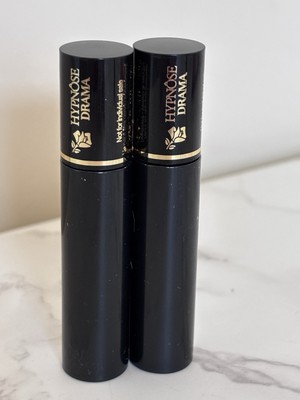 2x Lancome Hypnose Drama Mascara Excessive Black Travel Size 2ml New