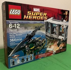LEGO Marvel: Iron Man: Malibu Mansion Attack (76007) RETIRED/SEALED