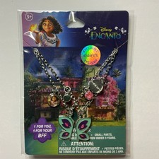 New Claire's Disney Encanto Butterfly Best Friends Necklace Set BFF Mirabel