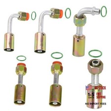 Pcs AC Fittings with O-Rings  8 10 for Standard Hose 6