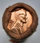 1955-S BU Wheat Cent Roll-- Original Bank Wrapped--OBW!