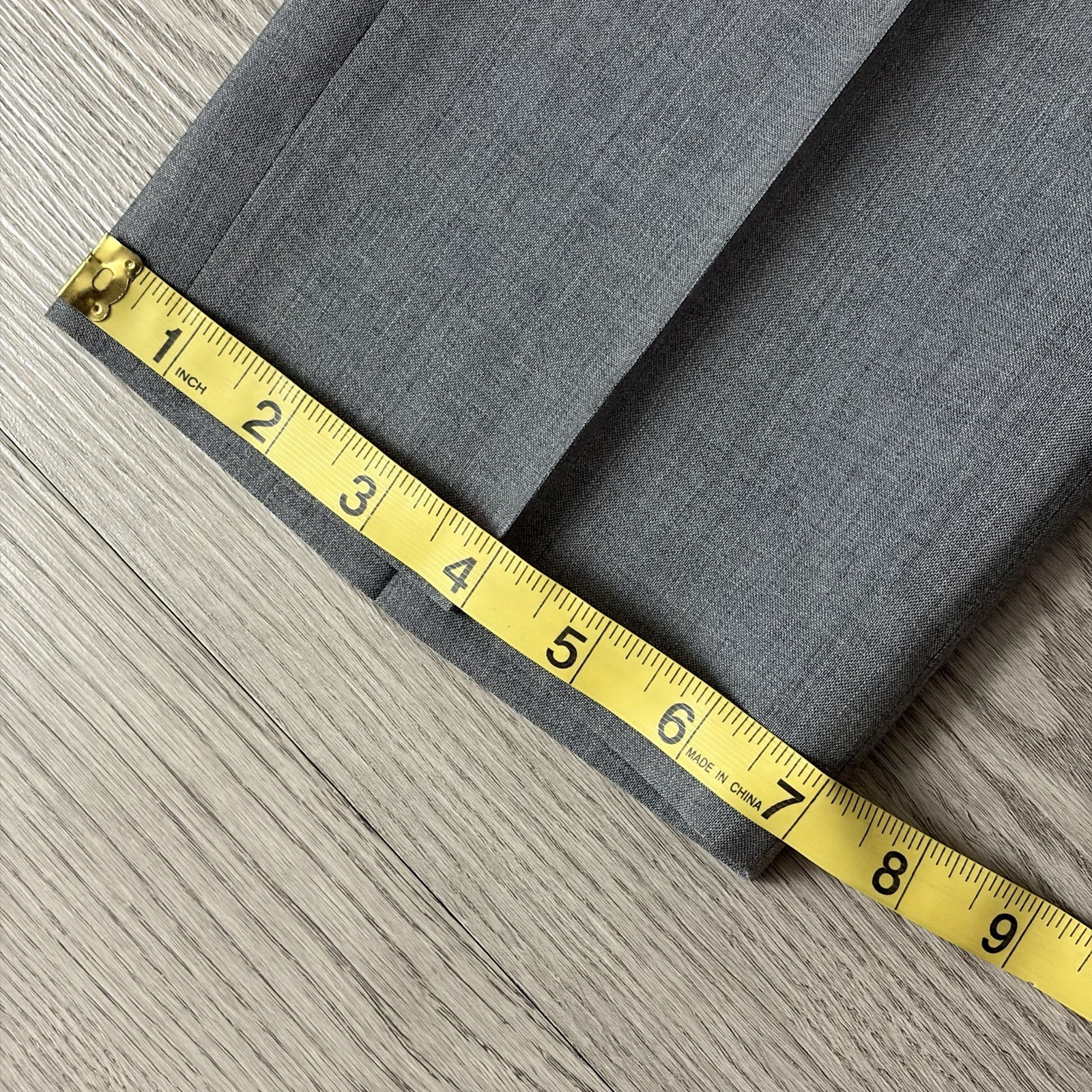 Hugo Boss Men's "Genesis2" Slim Fit  Gray  100% Wool Dress Pants Slacks 34x29 thumbnail 11