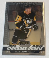 2024-25 O-Pee-Chee Platinum  - Marquee Rookies Jack St Ivany #247 (RC) Penguins