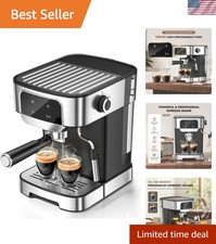 Espresso Machine 20 Bar, Professional Espresso Maker With Auto Milk Frother, ...