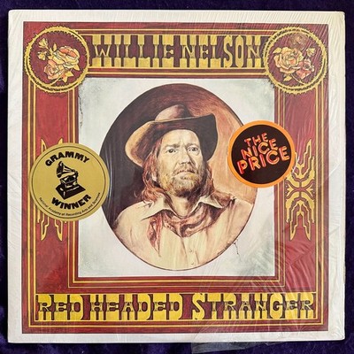 WILLIE NELSON Red Headed Stranger LP COLUMBIA Grammy Hype SHRINK Tested EX+/NM