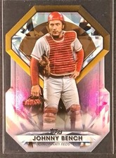2022 TOPPS BASEBALL  Johnny Bench: Diamond Greats Die Cut  #DGDC-10