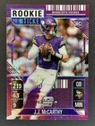 New Listing2024 Panini Contenders Optic J.J. McCarthy Rookie Ticket RC Purple Pulsar /37