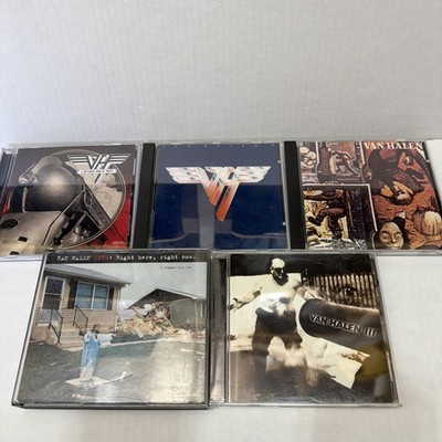 Van Halen - Lot Of 5 CDs Live, VH2, VH3, Fair Warning