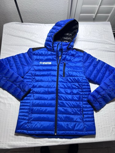 SPARTAN BY CRAFT EAZE FUSION GEFÜTTERTE WARME REISSVERSCHLUSSJACKE - Herren Large blau neu mit Etikett - Bild 2 von 13