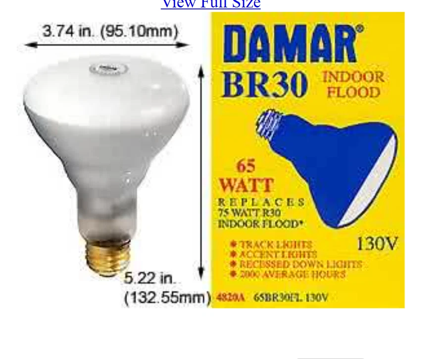 DAMAR BR30 65W Indoor Flood Light Bulbs 6-PACK ATL TO PHILIPS & FEIT ELECTRIC - Image 2 of 4