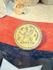 Dug Civil War 💥 🇺🇸 💣 Gilt Griffin Button PH LA