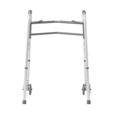 FIRST VOICE MDS86410XWW Walker,43 1/4'' H,Silver,500 lb 4EKC3