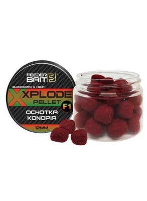 Feeder Bait Xplode Pellet 12mm Bloodworm Hemp
