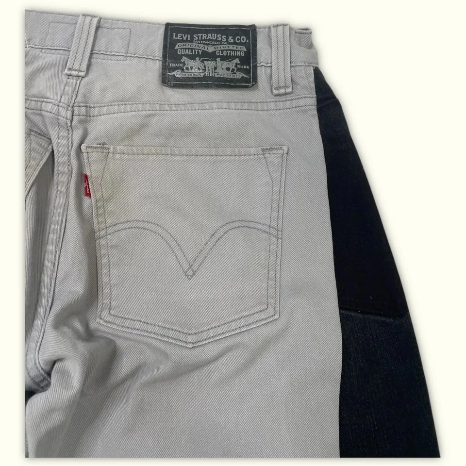 levi's Vaqueros W32/L30 Gris Muy bueno Hombres (m283) - Imagen 4 de 4