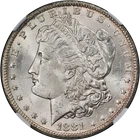 1881-CC Morgan Silver Dollar NGC MS63 Great Eye Appeal Strong Strike