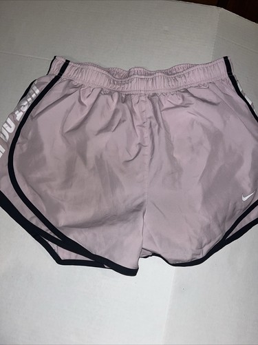 2 Pair - Nike Running Womens Large Athletic Dri-Fit Shorts Lined - Picture 5 of 8