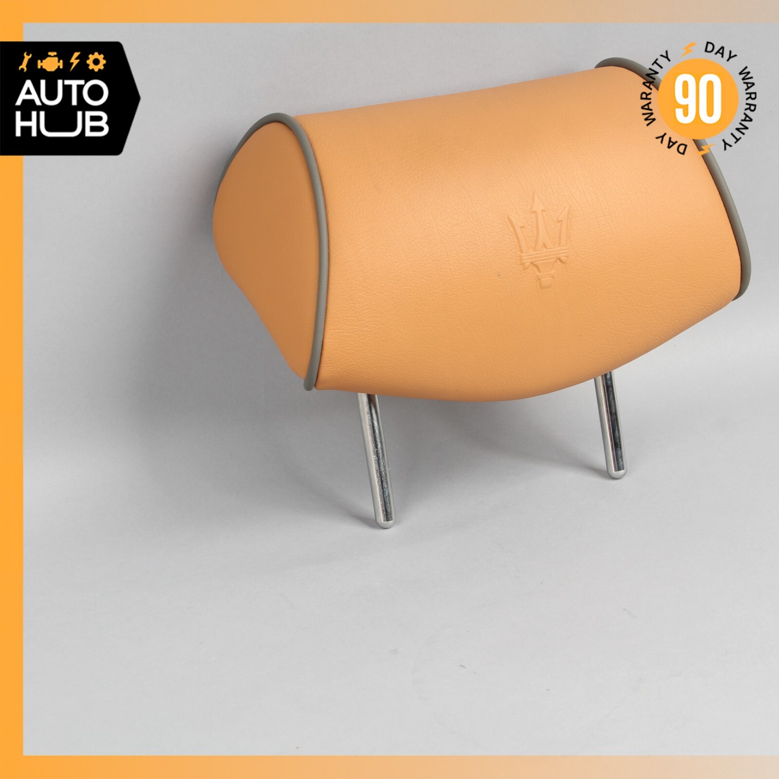 09-13 Maserati Quattroporte S M139 Rear Right Side Seat Headrest Cuoio OEM