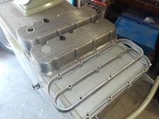 Rare Mt Bbc No Logo Valve Covers And 1-116 Thick Spacers Rare Mt Bbc No Logo Valve Covers And 1-116 Thick Spacers