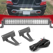 22inch Hidden Bumper Grille LED Light Bar+ Mounts + Wire For 2019-2024 Ram 1500