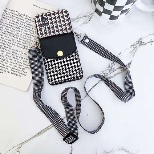 For iPhone Samsung Huawei Honor Case Crossbody Strap Wallet Card Bag Phone Cover - Zdjęcie 3 z 13