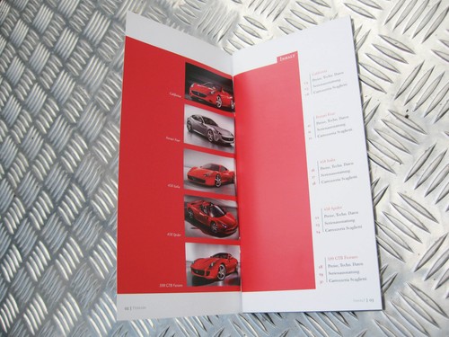 Ferrari Preisliste Prospekt F 458 Italia +Spider California FF 599 GTB NOV. 2011 - Bild 3 von 12