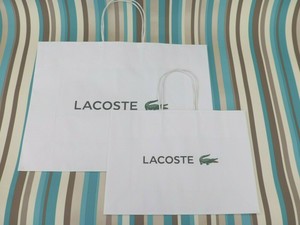 Paper gift storage bag Lacoste 41x29cm 