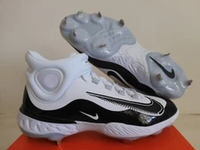 Nike Alpha Huarche Elite 4 Mid Baseball Cleats White-Tint Sz 14 [FD2744-101]