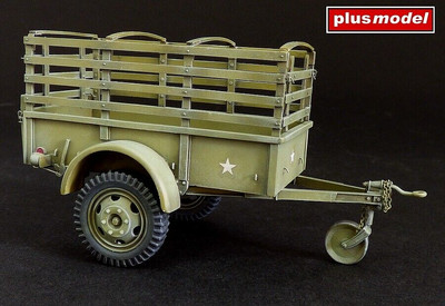 US-amerikanischer 1-Tonnen-Anhänger 1:35 - Plusmodel 539 - Resin Bausatz