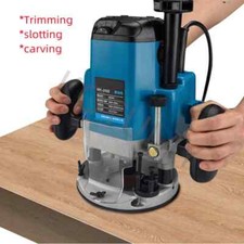 Electric Wood Milling Engraving Slotting Trimming Machine Hand Carving Tools
