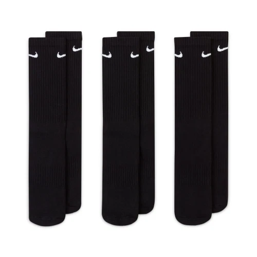NIKE CALZE EVERYDAY CUSHION CREW black SET KIT DA 3 PAIA DI CALZE IN SPUGNA - Imagen 3 de 4