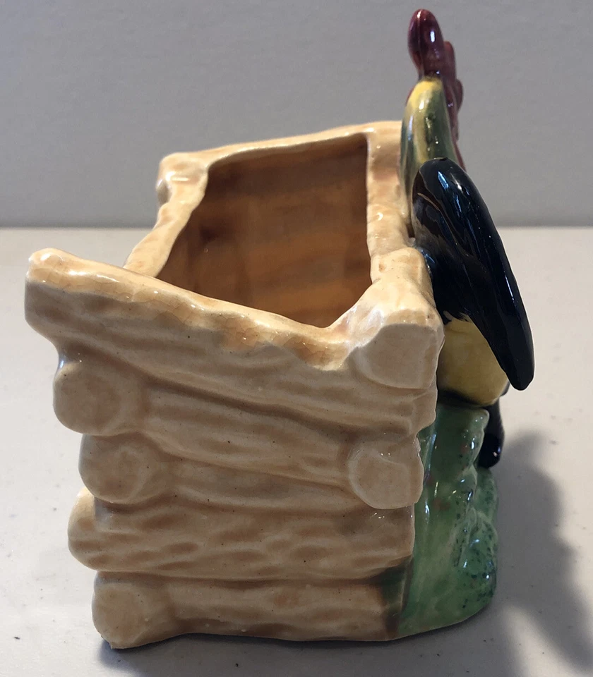 Rooster Mini 4.5”  Window Planter Pot Box Mid Century - Image 3 of 4