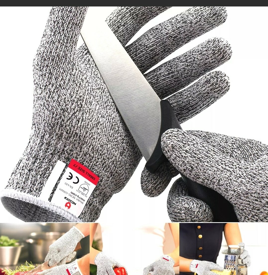 KIDS XS NoCry Cut Resistant Gloves Ambidextrous, Food Grade, High