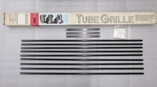 NOS! VINTAGE DEFLECTA-SHIELD, BLACK ALUMINUM TUBE GRILLE, FOR: 1980 - 1985 FORD